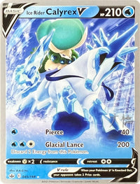 Ice Rider Calyrex V - 2022 (Rikuto Ohashi) 045  World Championship Decks - Ultra Rare