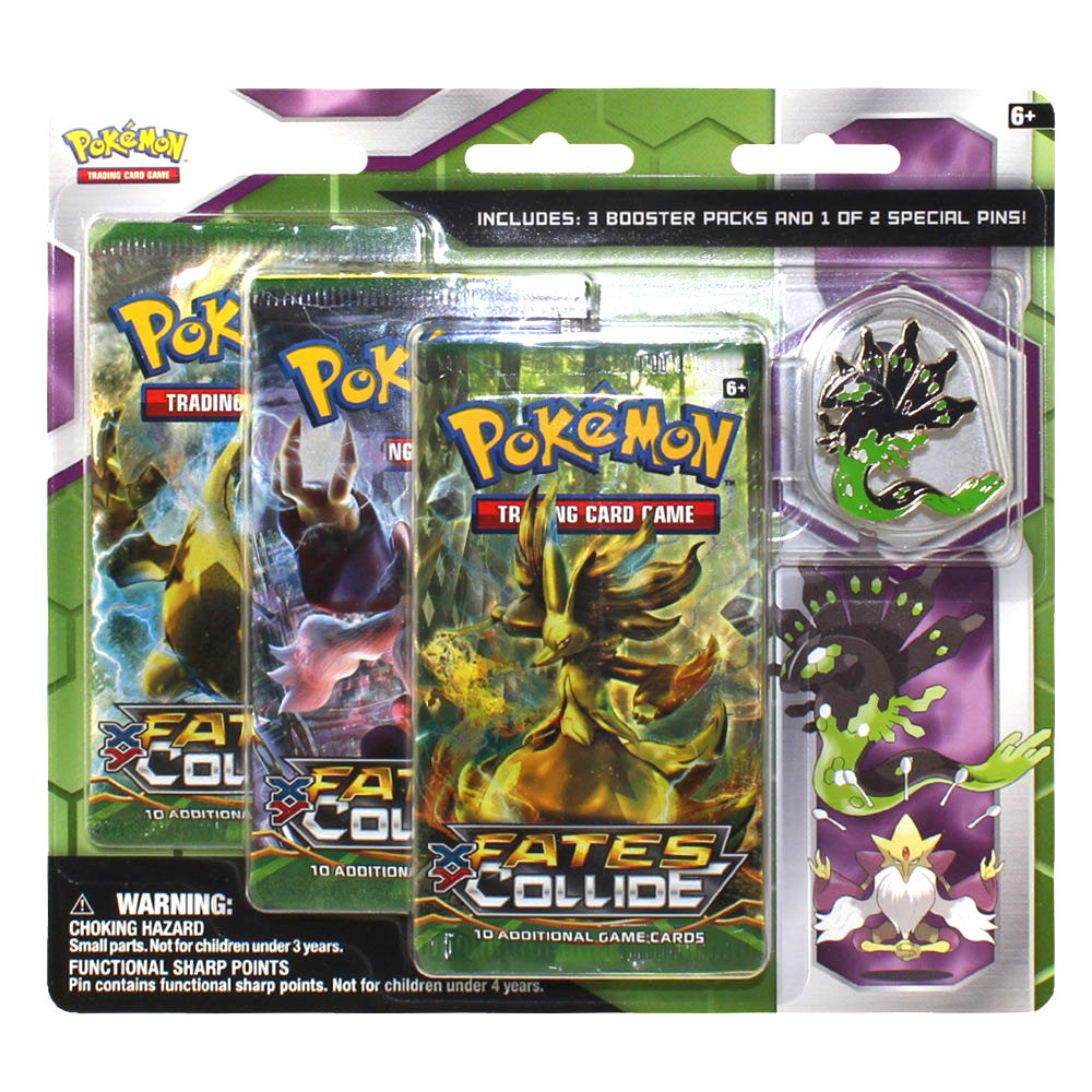 XY: Fates Collide - Collector's Pin 3-Pack Blister (Zygarde)