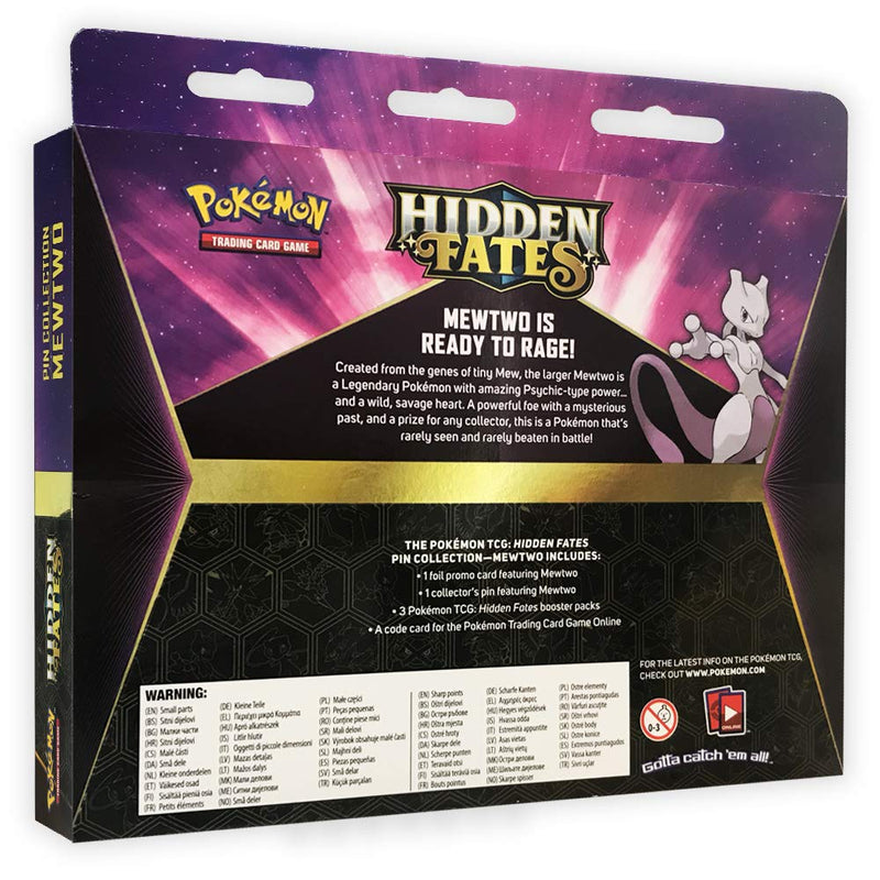 Hidden Fates - Pin Collection (Mewtwo)