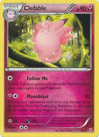 Clefable (#28)  XY Trainer Kit Bisharp & Wigglytuff - Common