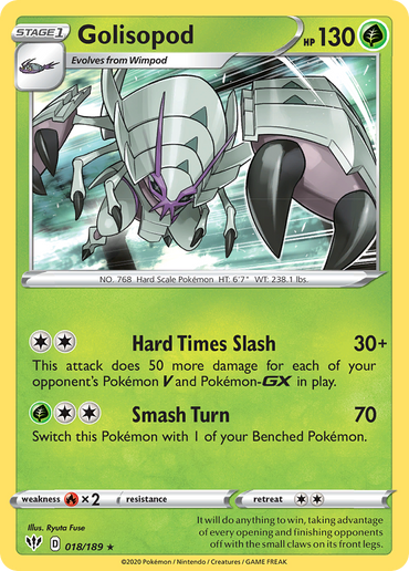 Golisopod (018/189) [Sword & Shield: Darkness Ablaze]