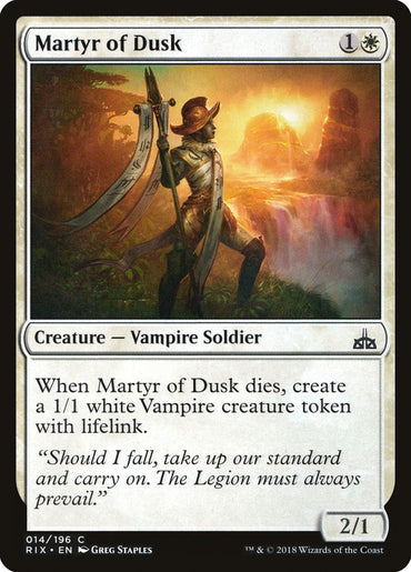 Martyr of Dusk [Rivals of Ixalan]