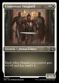 Coppercoat Vanguard (Foil Etched) [March of the Machine: The Aftermath]
