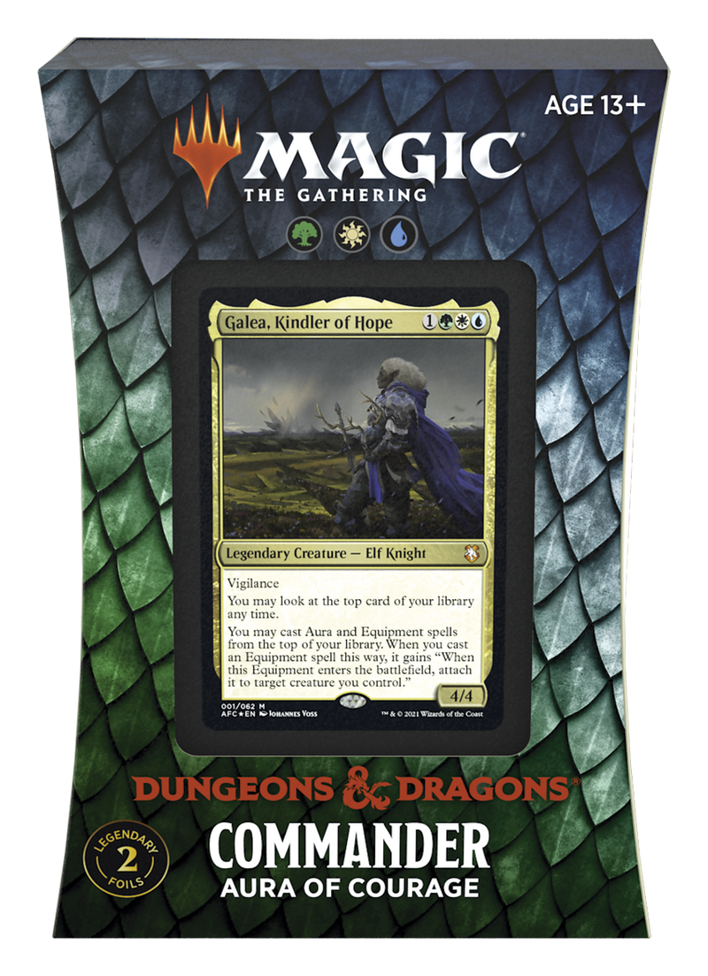 Dungeons & Dragons: Adventures in the Forgotten Realms - Commander Deck (Aura of Courage)