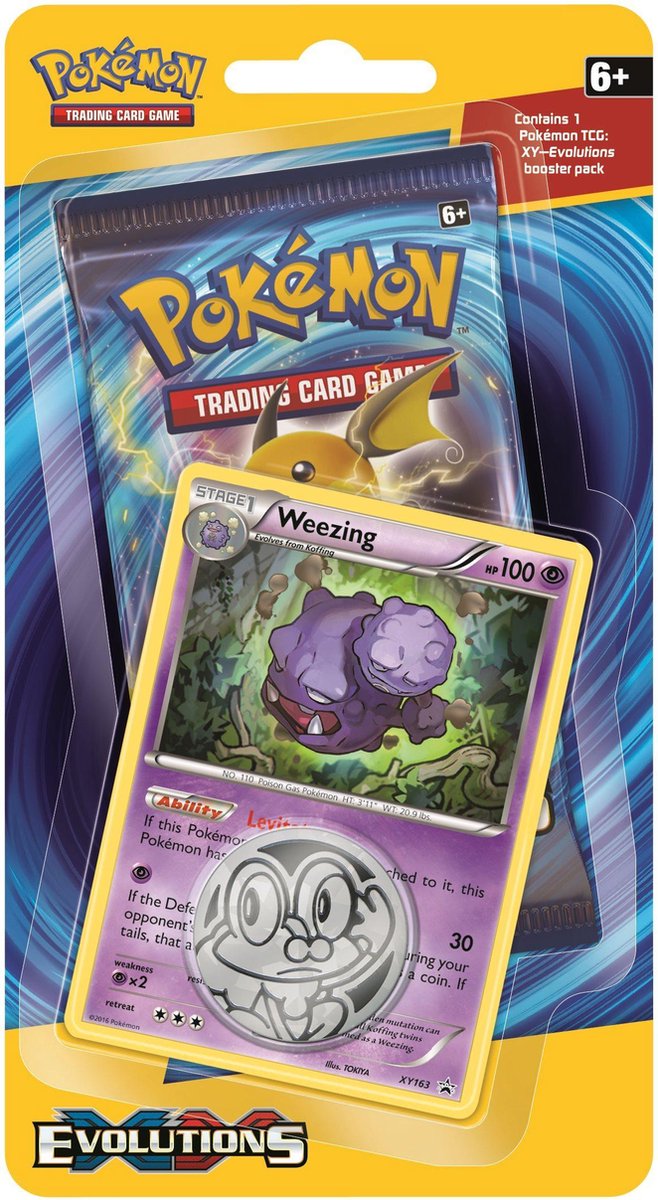 XY: Evolutions - Single Pack Blister (Weezing)