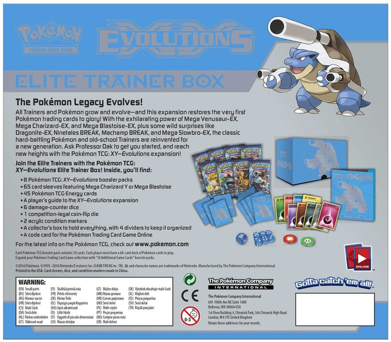 XY: Evolutions - Elite Trainer Box (Mega Blastoise)