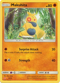 Makuhita  SM Trainer Kit Lycanroc & Alolan Raichu - Common