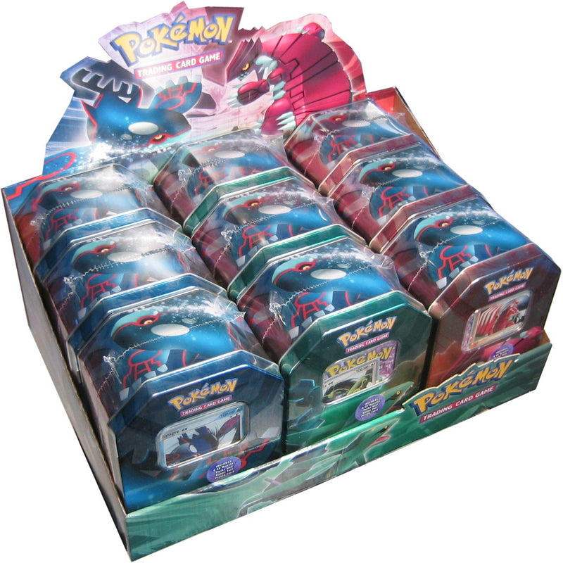EX - Collector's Tin Display (Kyogre EX, Groudon EX & Rayquaza EX)