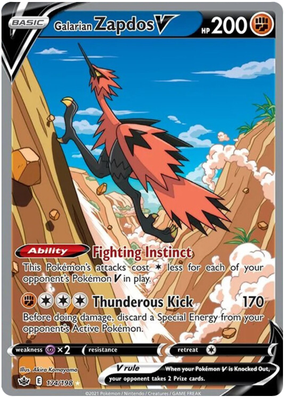 Zeraora V, Chilling Reign, TCG Card Database