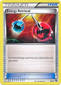 Energy Retrieval  BW Trainer Kit Excadrill & Zoroark - Common