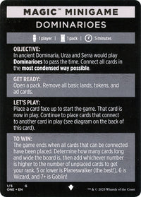 Dominarioes (Magic Minigame) [Phyrexia: All Will Be One Minigame]