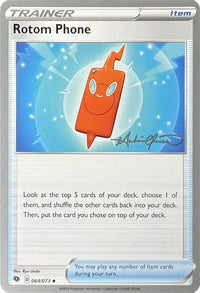 Rotom Phone - 2022 (Andre Chiasson) 064  World Championship Decks - Uncommon