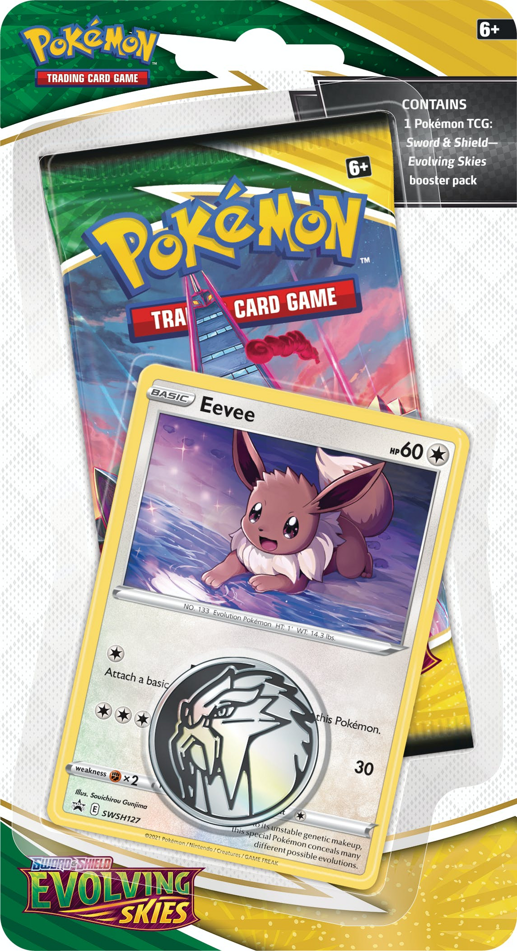 Eevee - Evolving Skies Pokemon Card of the Day 