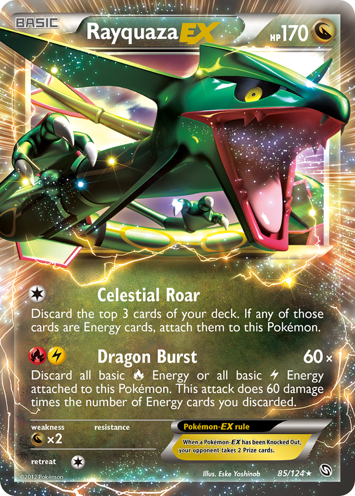 Rayquaza EX (85/124) [Black & White: Dragons Exalted]