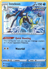 Inteleon (Cosmos Holo) 043/198  - Holofoil Miscellaneous Cards & Products - Holo Rare