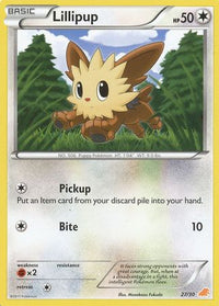 Lillipup (#27)  BW Trainer Kit Excadrill & Zoroark - Common