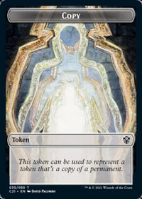Copy // Fractal Double-Sided Token [Commander 2021 Tokens]