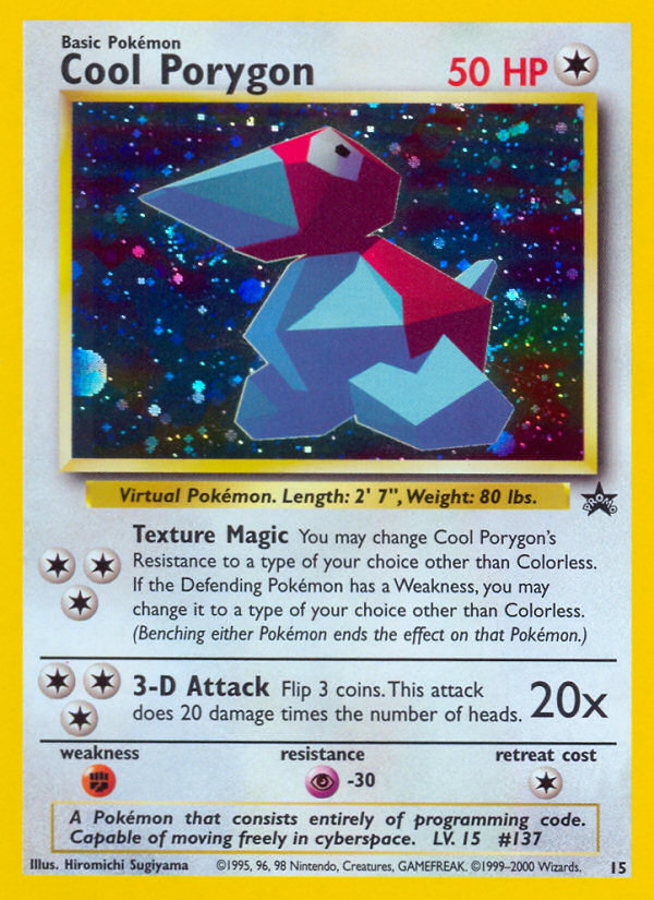 Cool Porygon (15) [Wizards of the Coast: Black Star Promos]