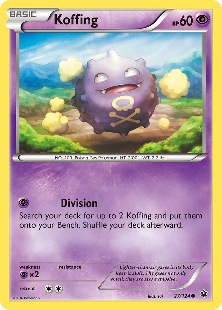 Koffing (27/124) [XY: Fates Collide]