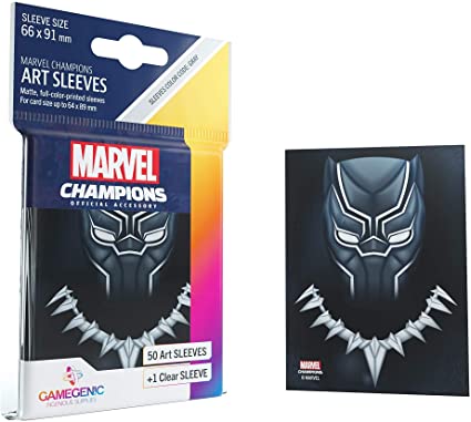 MARVEL CARD SLEEVE PACK BLACK PANTHER ART SLEEVES