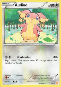 Audino (#18)  BW Trainer Kit Excadrill & Zoroark - Common