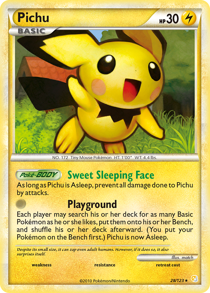 Pichu (28/123) [HeartGold & SoulSilver: Base Set]