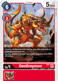 GeoGreymon [ST7-06] [Starter Deck: Gallantmon]