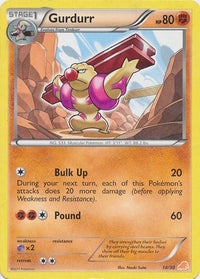 Gurdurr  BW Trainer Kit Excadrill & Zoroark - Common