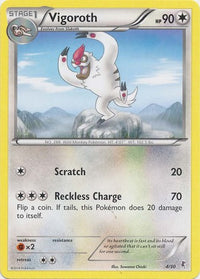 Vigoroth (#4)  XY Trainer Kit Bisharp & Wigglytuff - Common