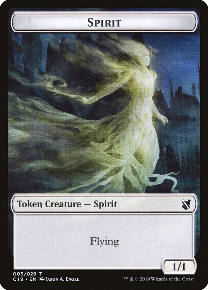 Spirit Token [Commander 2019 Tokens]