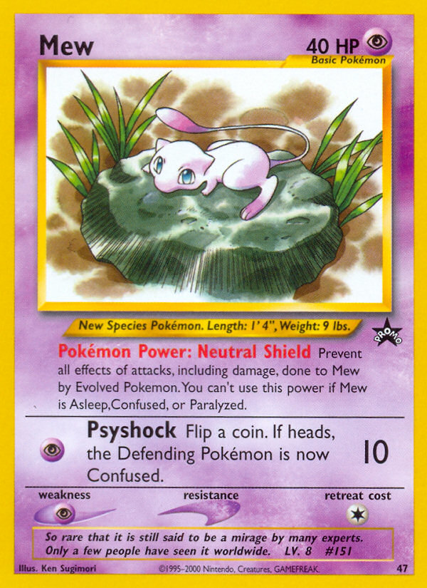 Mew (47) [Wizards of the Coast: Black Star Promos]