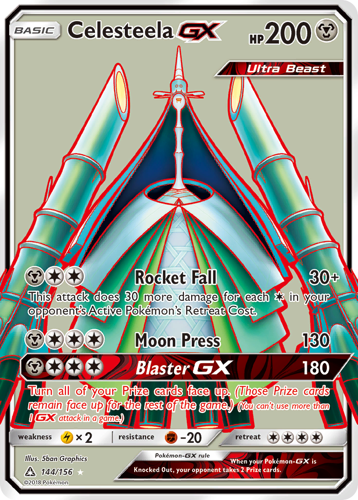 Pheromosa GX - 158/156 - Secret Rare - Pokemon Singles » Sun