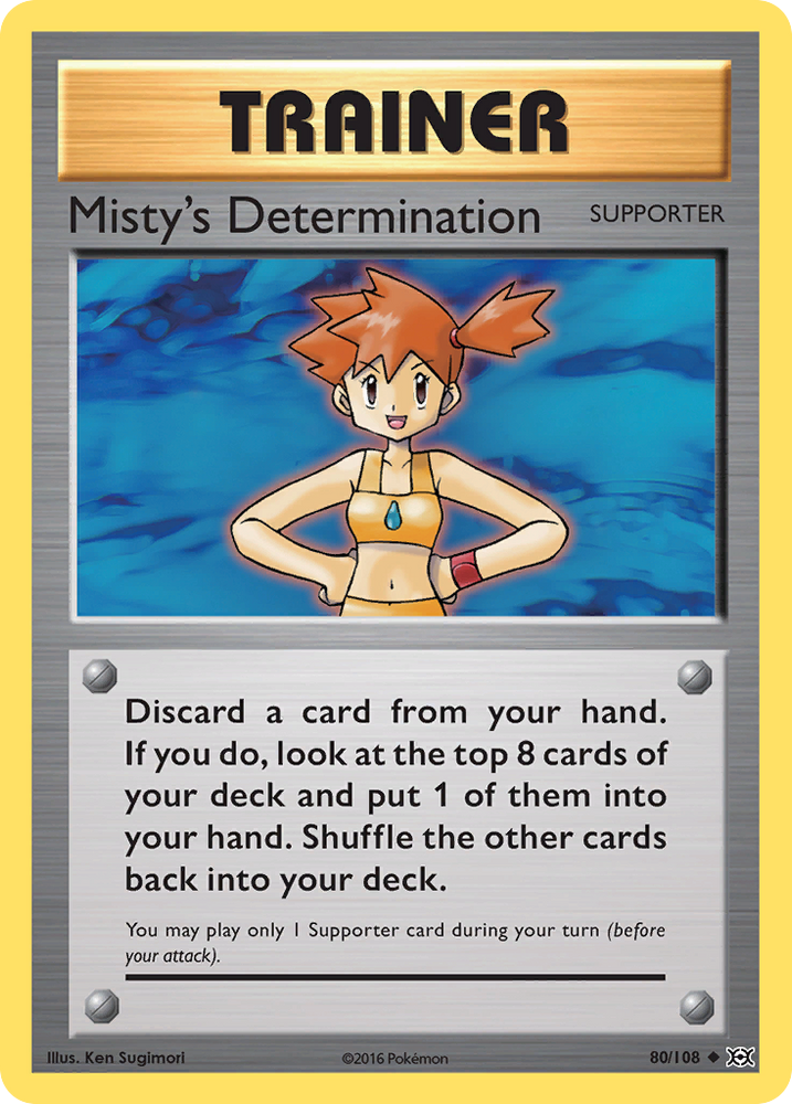 Misty's Determination (80/108) [XY: Evolutions]