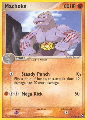 Machoke (33/108) [EX: Power Keepers]