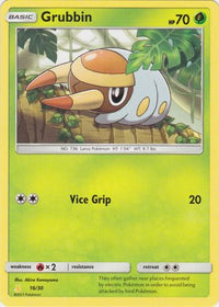 Grubbin  SM Trainer Kit Lycanroc & Alolan Raichu - Common