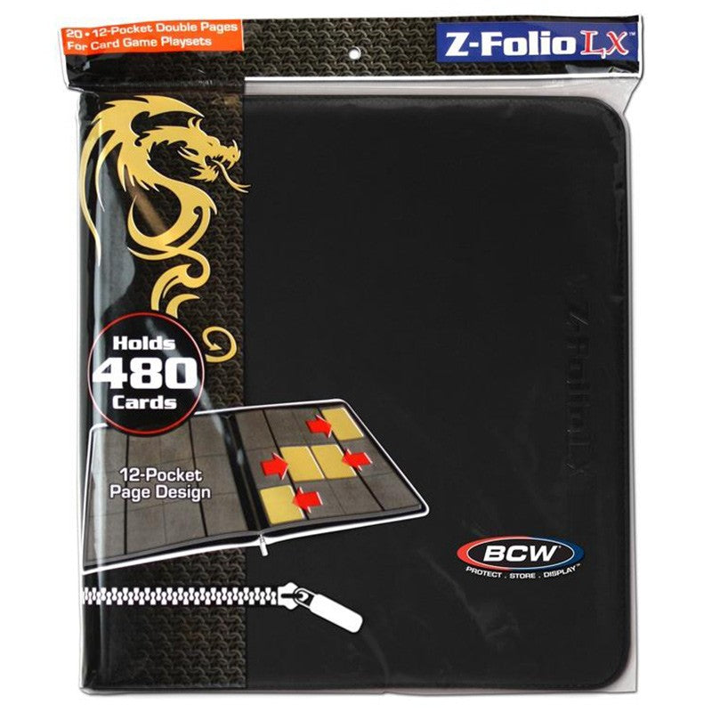 BCW Binder: 12pkt Zipper Folio