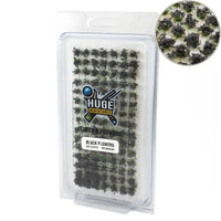 BLACK FLOWERS TUFTS