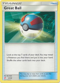 Great Ball (#21) (Lycanroc Half-Deck)  SM Trainer Kit Lycanroc & Alolan Raichu - Common