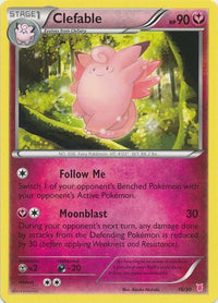 Clefable (#16)  XY Trainer Kit Bisharp & Wigglytuff - Common
