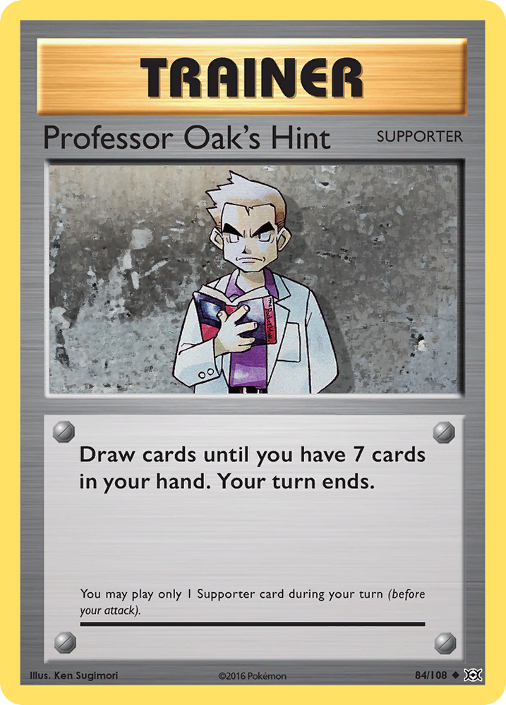Professor Oak's Hint (84/108) [XY: Evolutions]