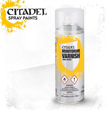 Munitorum Varnish Spray Paint