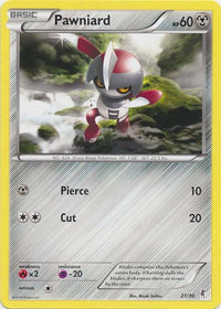 Pawniard (#21)  XY Trainer Kit Bisharp & Wigglytuff - Common