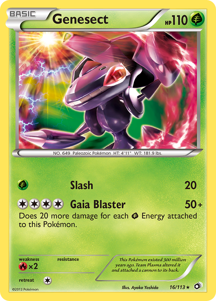 Card Pokémon Genesect Foil original e nova