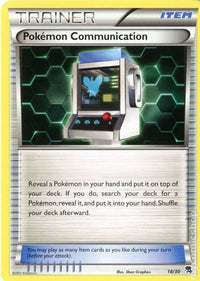 Pokemon Communication (Zoroark)  BW Trainer Kit Excadrill & Zoroark - Common
