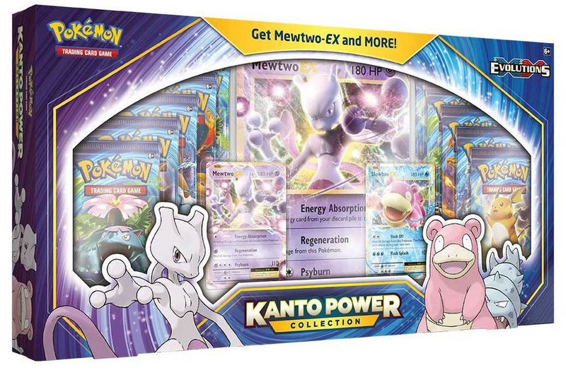 XY: Evolutions - Kanto Power Collection (Mewtwo EX and Slowbro EX)