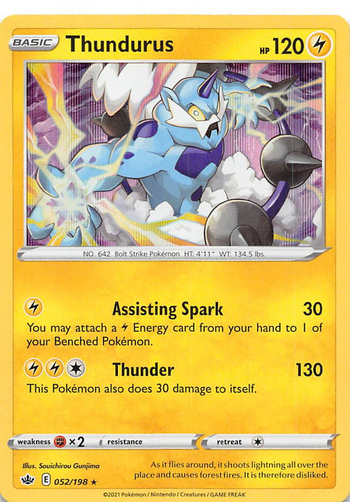 Thundurus (052/198) [Sword & Shield: Chilling Reign]