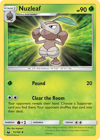 Nuzleaf (13/168) [Sun & Moon: Celestial Storm]