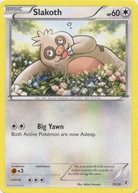 Slakoth (#15)  XY Trainer Kit Bisharp & Wigglytuff - Common