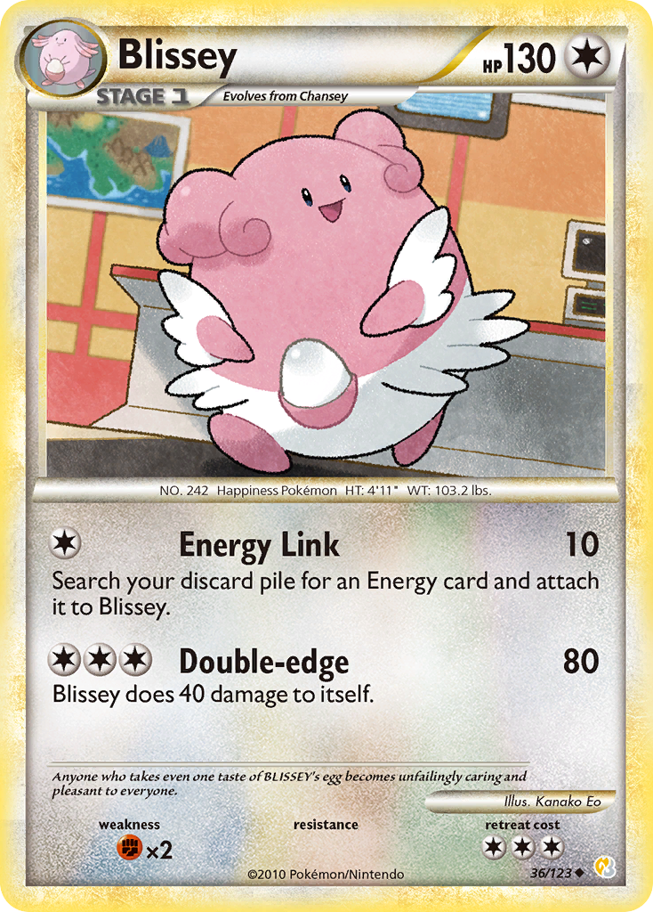 Blissey (36/123) [HeartGold & SoulSilver: Base Set]