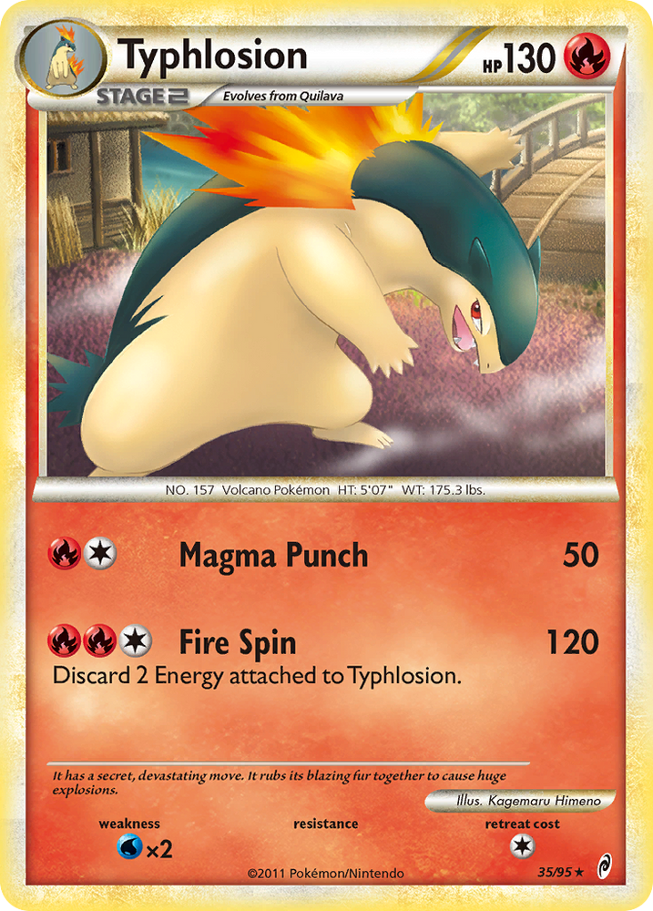 Typhlosion (35/95) [HeartGold & SoulSilver: Call of Legends]